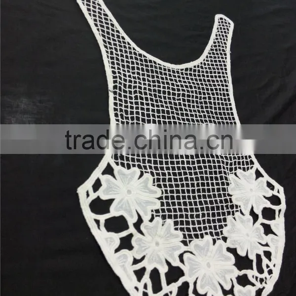 Exquisite Fashion Cotton Embroidiery Lace Water Soluble Collar for Ladies Suit Dress Blouse photo-4