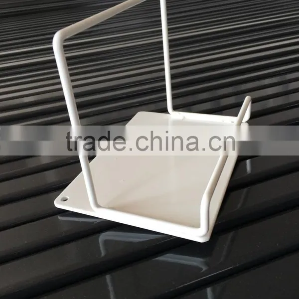 Powder Coating White Counter Top Book Store Display Shelves photo-5