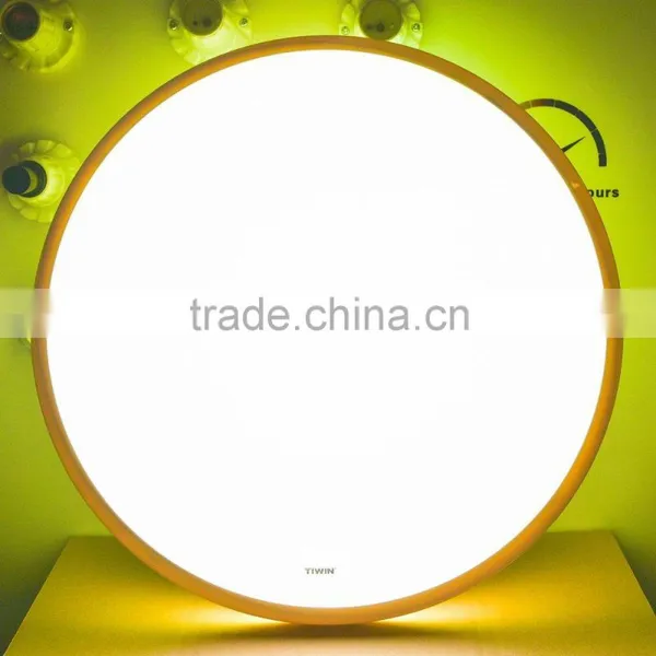 TIWIN 27w Warm White Wireless Dimmable CE ROHS RGB Led Flush Mount Ceiling Light With Remote Controller Smart Lighting photo-3
