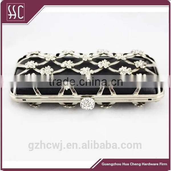 19.2*8.7cm Traditional Clutch Bags & High Quality Metal Clutch Box Frame photo-3
