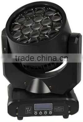 New Arrival Big Bee Beam 19*15w Rgbw 4in1 Led Moving Head Lighting for Stage Show photo-2