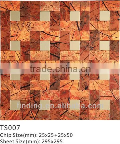 Self-adhesive Acp Mosaic Aluminium Composite Wall Panel Ceramic Tile photo-2