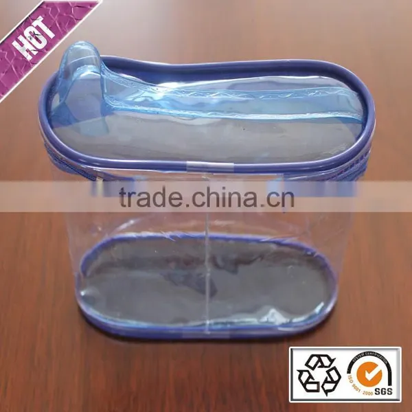 Customized Logo Portable Cosmetic PVC Bag Hot Sale Cosmetic PVC Zipper Pouch photo-3