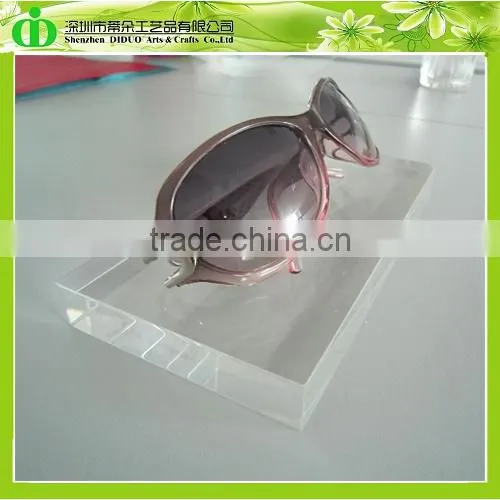 DDU-0011 ISO9001 Chinese Factory Wholesale SGS Test Crystal Clear Display Sunglasses photo-6