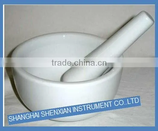 Ceramic mortar and pestle, porcelain mortar and pestle