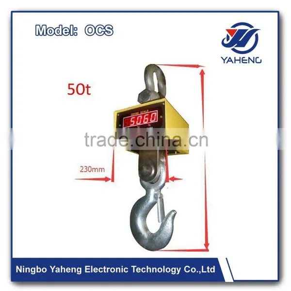 20t to 50T OCS ZS Industrial Electronic Hanging Scale Manufacture Weighing Fish Hook Scale Ningbo China photo-2