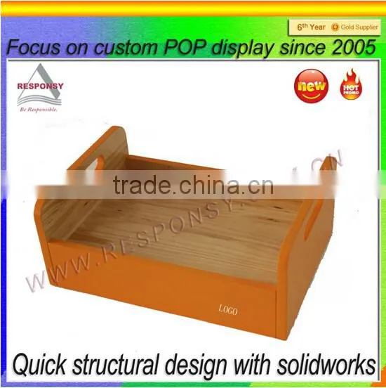 Wood Material Cigarette Display Box Display Stand for Cigarettes photo-3