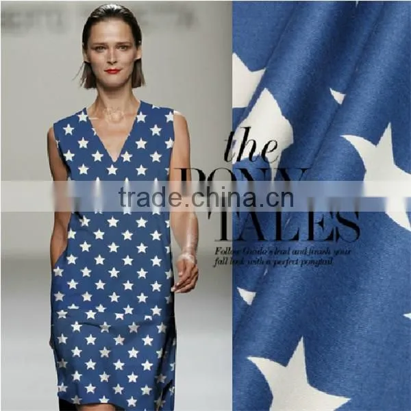 Fashion Print Cotton Fabric For Dress Shirt