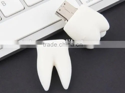 Mini Tooth Shape Usb for Handheld Dentist, Gift Flash Drive Usb Tooth, Custom Shaped 8gb Flash Tooth Usb Drive photo-2