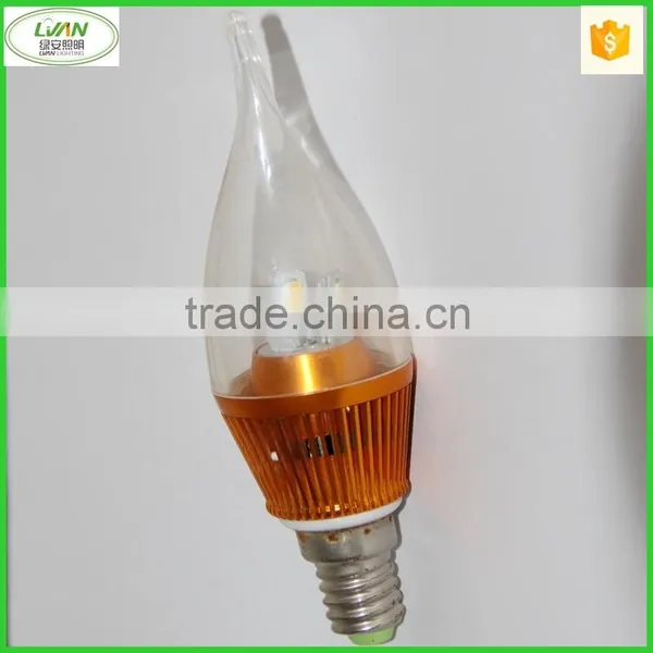 Golden Base E14 Led Glass Bulb Light photo-2