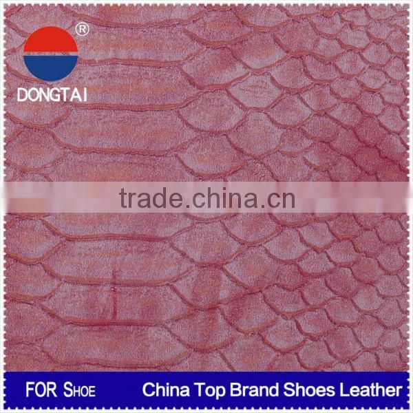 Dongtai-Animal Skins Surface Pvc Artificial Leather for Bags photo-3