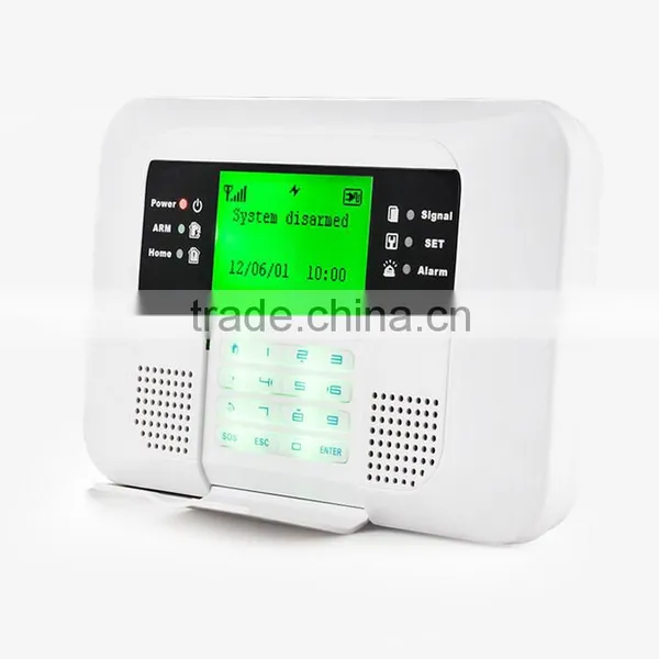 Best 2G Smart Wireless Home Security Burglar GSM+PSTN Alarm System photo-2