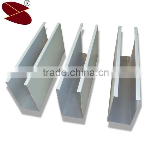 Hotel Cafeteria Ceiling Interior Design of Aluminum U-Tube Tiles photo-5