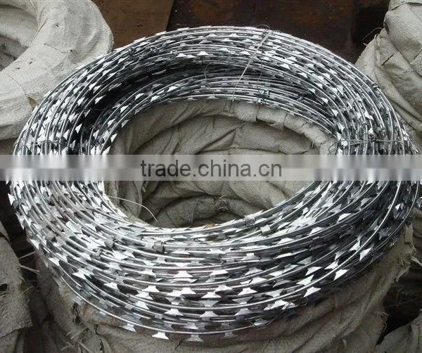 Galvanized BTO-22 Low Price Concertina Razor Barbed Wire photo-2