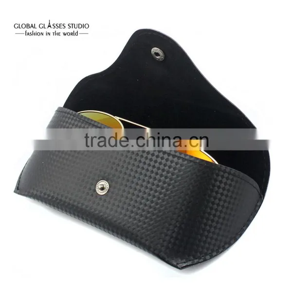 Sunglasses Case Durable PU Leather Glasses Case Eyeglasses Storage Holder Box Bag Black 170*70*40mm Case003 photo-6