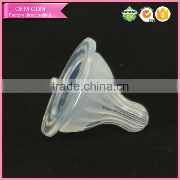 Realistic Liquid Silicone Nipple for Baby Wide Neck Feeding Bottles photo-3