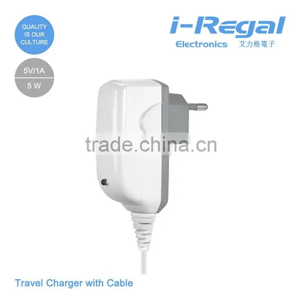 High Quality Travel Charger Dual Color Mini Wall Charger for Mobile Phone photo-3