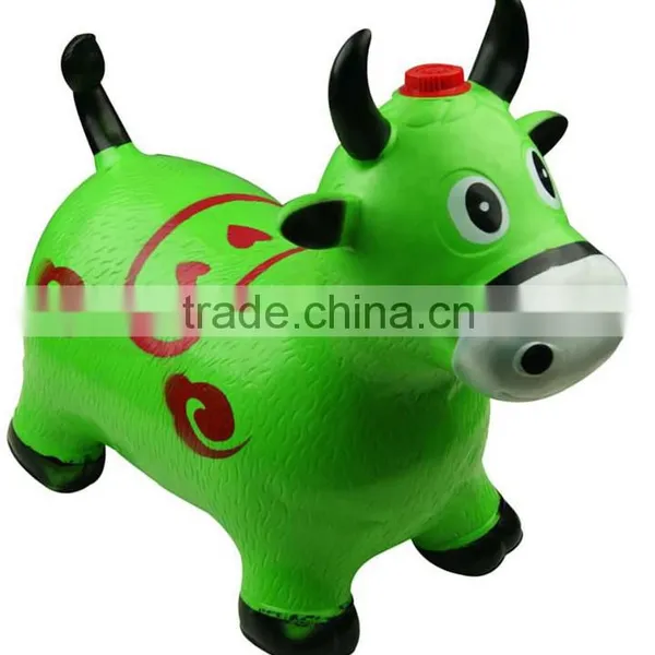 Kids Best Friend PVC Eco Friendly Printed Pattern Bouncing Animal Toy With Music photo-3