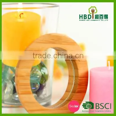 Buy Glass Jars Wood Lid,High Quality Wood Lid For Candle Jar photo-5