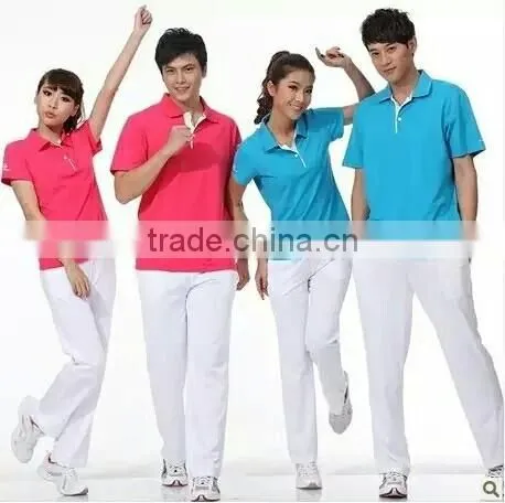 Wholesale White T-shirt Model Blouse Sports T-shirt for Uniforms photo-2