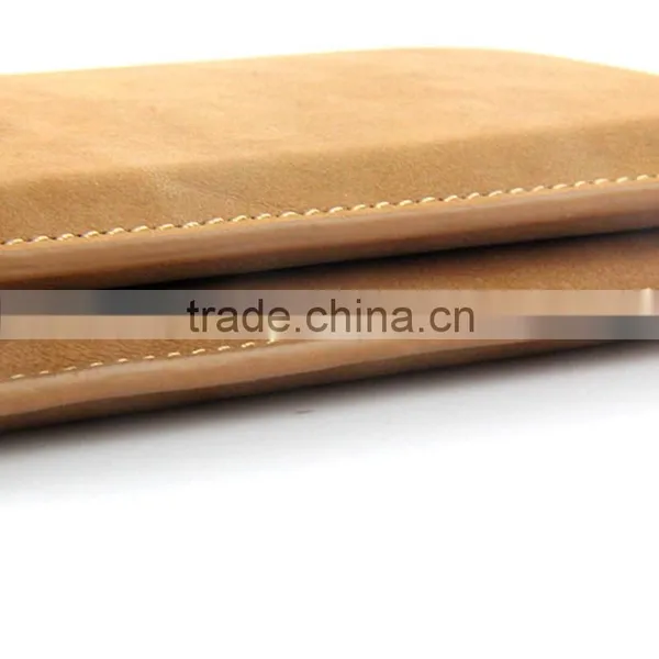 Factory Price Genuine Leather Phone Pouch Case Cover for Nokia E66 n8 for Htc One E9s photo-4