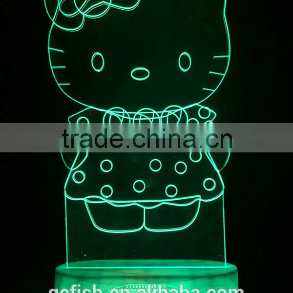 3D illusion acrylic led night light