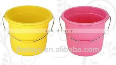 9L Plastic Bucket With METAL Handle Colorful photo-2