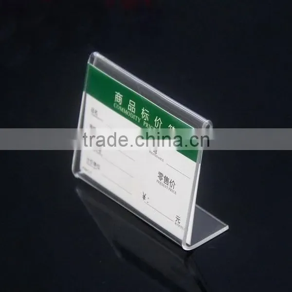 custom acrylic price label for supermarket with lastest design