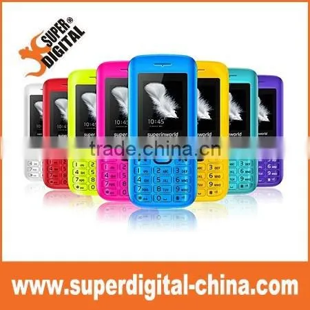 1.8 Inch TFT 160*128 Resolution 2G Spreadtrum 6531 Bar Mobile Phones