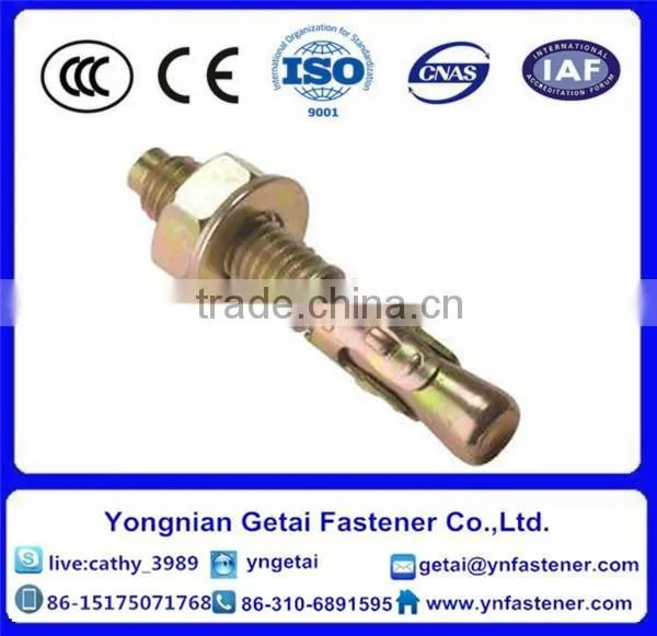 Color-zinc Plated Wedge Anchor, Electro Galvanized Wedge Anchor Wth Good Quality photo-3