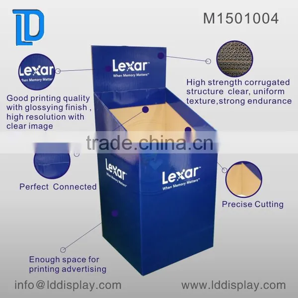 Custom Cardboard Dum Bin Display & Paper Dum Bin Display Stands photo-6