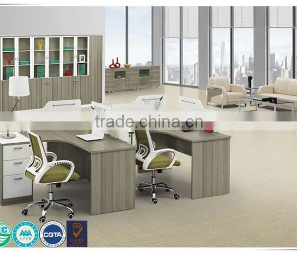 Wholesale durable L shape panel office workstation furniture desk