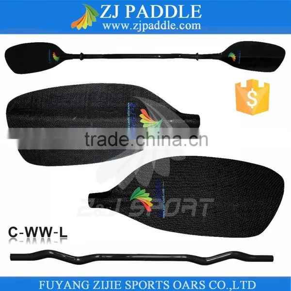 Full Carbon Fiber Blade Whitewater Paddle For Racing Boats