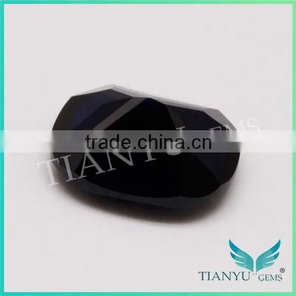 114# Dark Aquamarine Synthetic Spinel Gemstone Market Prices in ru photo-5
