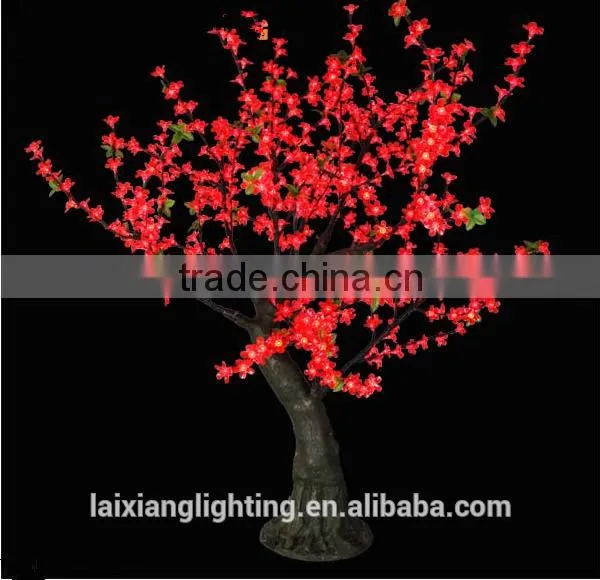 New 2016 holiday light flowers artificial trees in garden