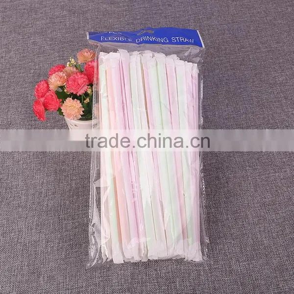 5mm Individual Paper Wrapped Flexible Straws photo-3