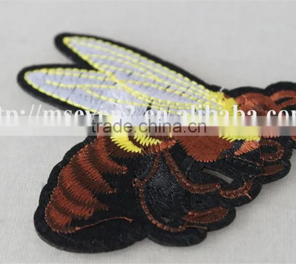 Fancy Design Brown Color Insect Sew on Embroidery Patch for Clothes photo-4