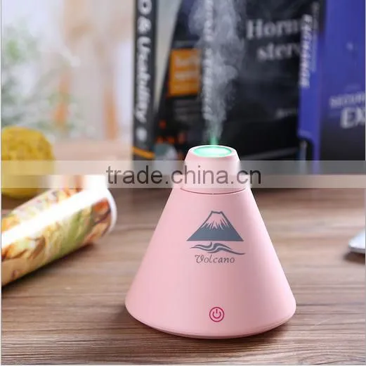 Home Office Use Mini Volcano Shape Humidifier Hot Sale Water Diffuser Aromatherapy Product