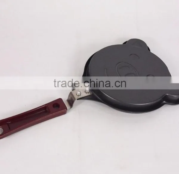 Pig Shape Carbon Steel Non Stick Mini Egg Fry Pan photo-3