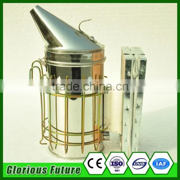 Beekeeping Stainless Steel Bee Hive Smoker Driving Mini Bees Smoker With Round Lid photo-2
