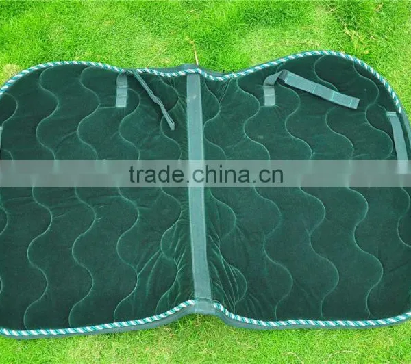 Racing Flocking Material Saddle Pad Wholesale