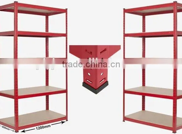 Boltless Rivet 5 Tier Metal DIY Storage Shelves photo-2
