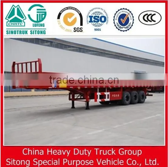 3 Axles Truck Semi Trailer 20t 30t 40t Side Wall Trailer Dropside Semi Trailer photo-6