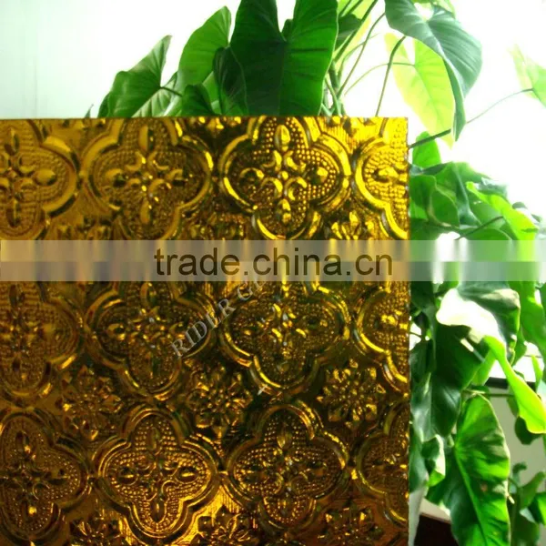 3-8mm Clear Bronze Blue Amber Green Grey Pattern Glass photo-4