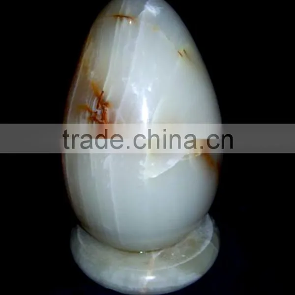 Onyx Light Green Egg Lamp ID: Lamp04