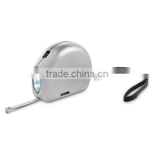 Dynamo Torch With 3 LED and 1m Tape Measure photo-2