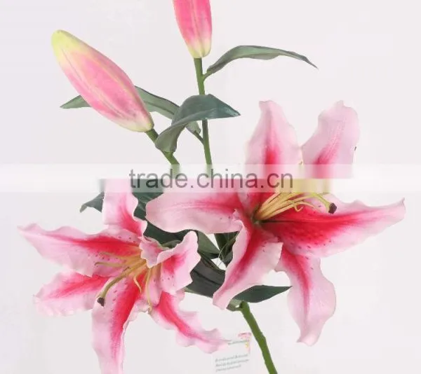 SJ11001120 Beautiful Pink Lily Flower With High Quality photo-5