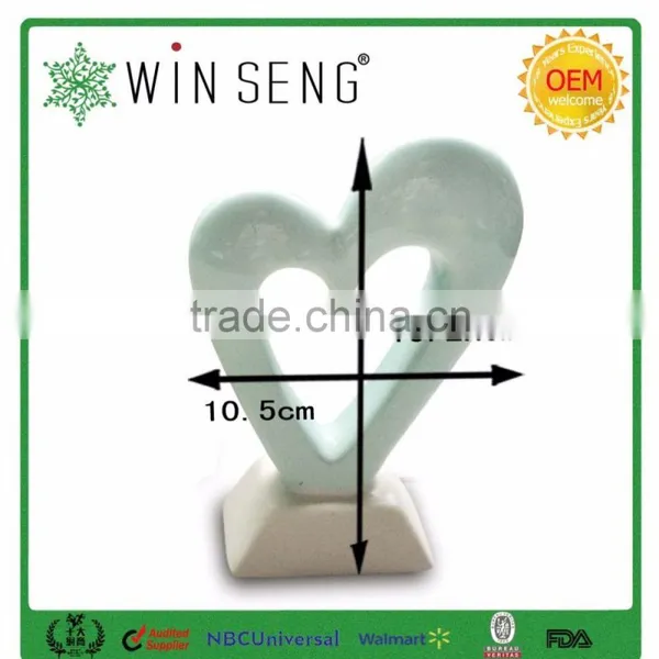 Nice Heart Shape Ceramic Vase for Decoration photo-5
