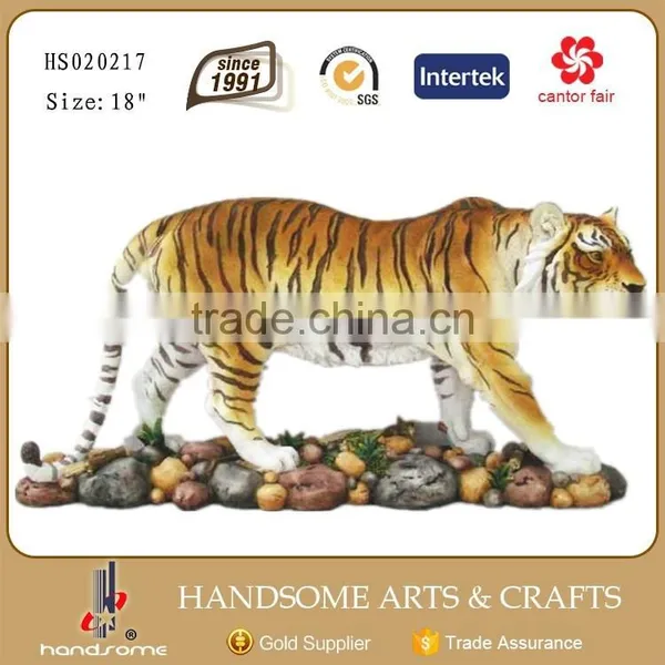 13 Inch Handicraft Product Resin Tiger Statue photo-3