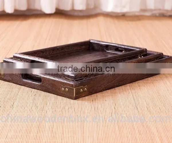 Antique Wood Serving Trays photo-2